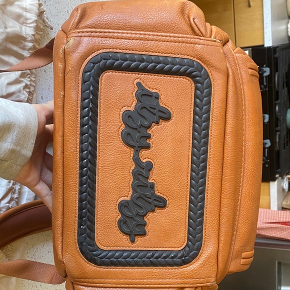 Itzy Ritzy Brown Leather Backpack - Picture 9 of 16